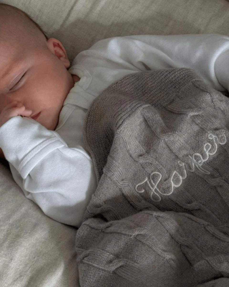 Merino Baby Blanket- Name Only - Image 4