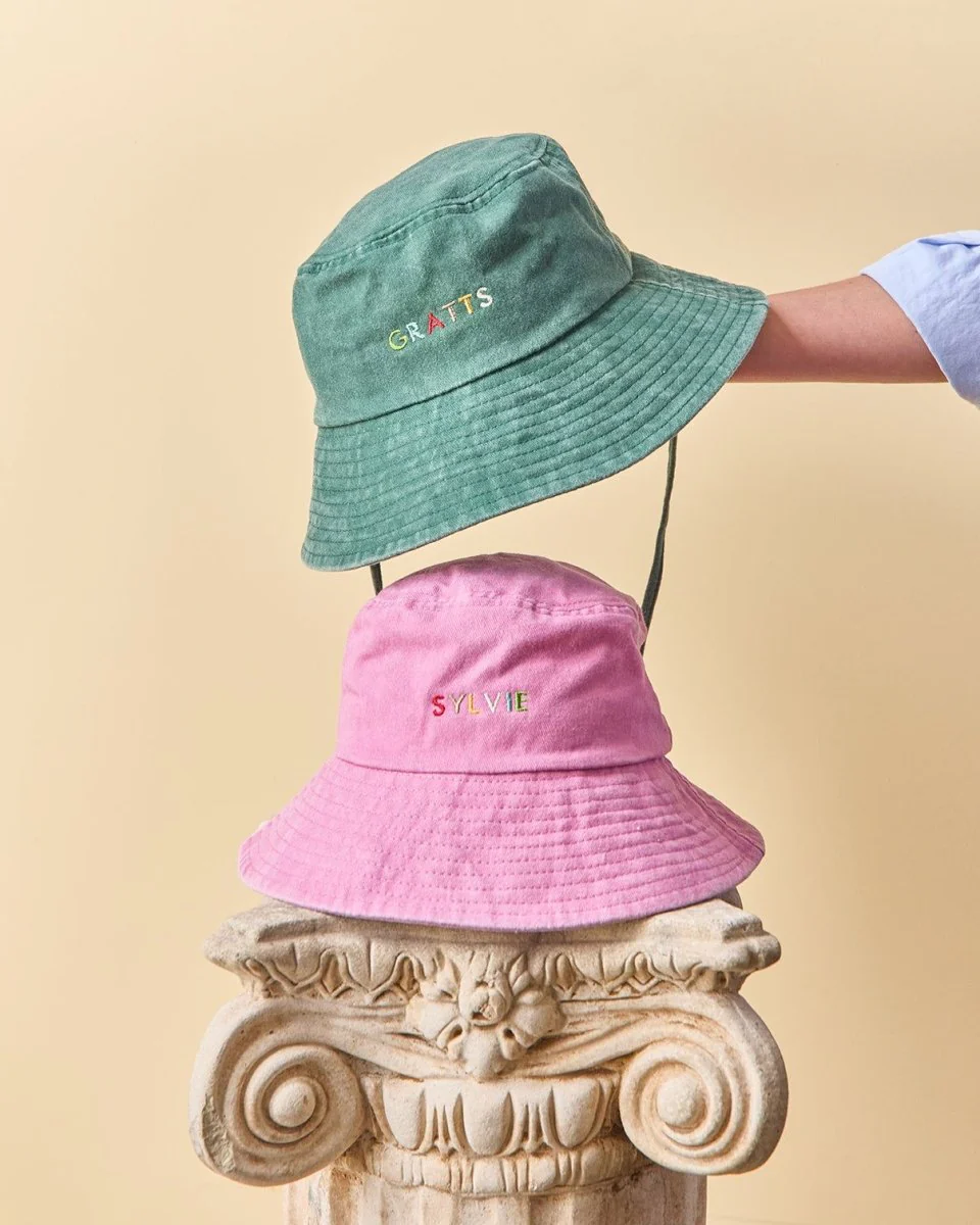 Multi-Colour Text Bucket Hat - Image 3