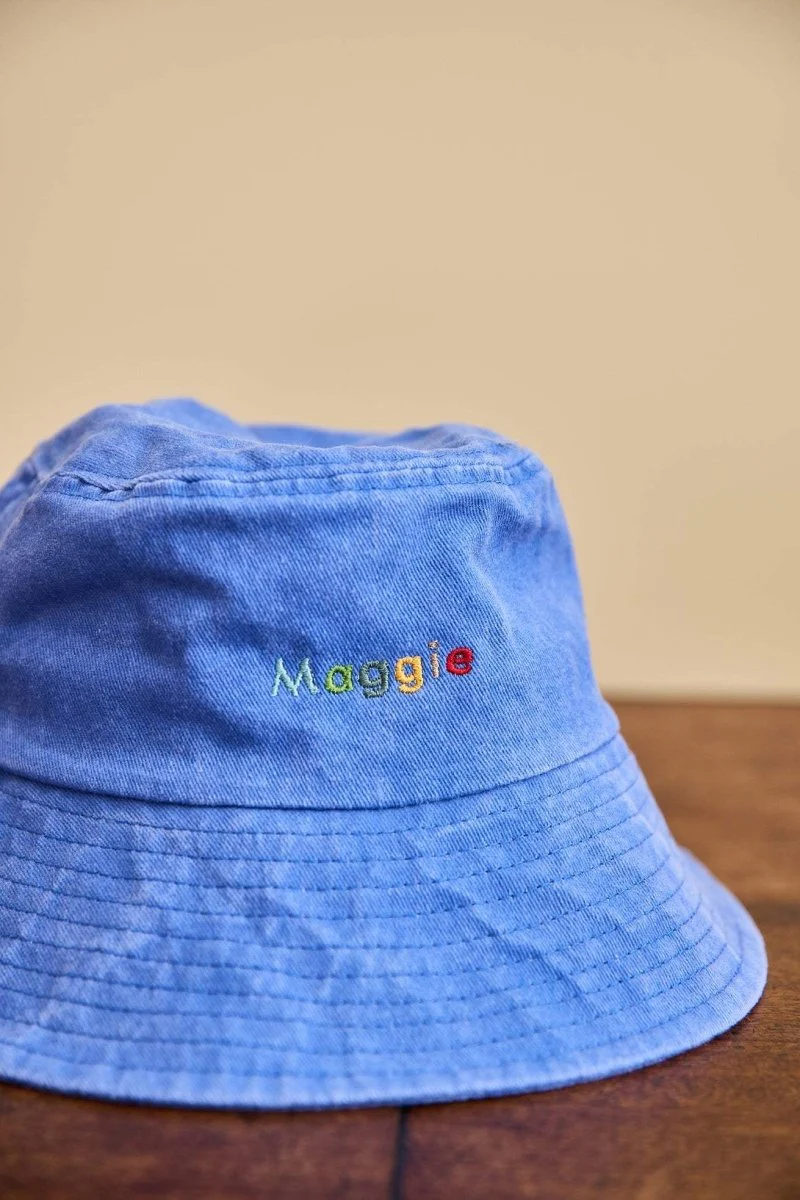 Multi-Colour Text Bucket Hat - Image 4